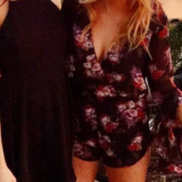 Romper long-sleeve floral medium - Picture 5 of 5